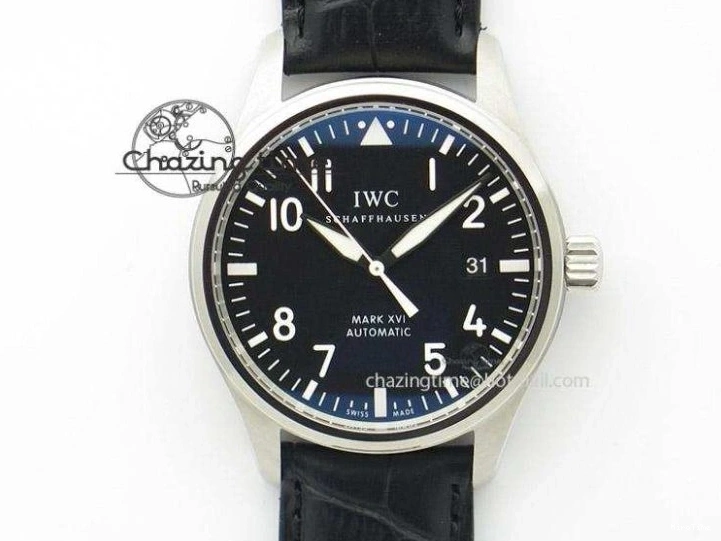 MIROTIME 0417 Big Pilot IW329701 M+F 1:1 Best Edition Black Dial on Brown Leather Strap MY RelaxedFit 7005